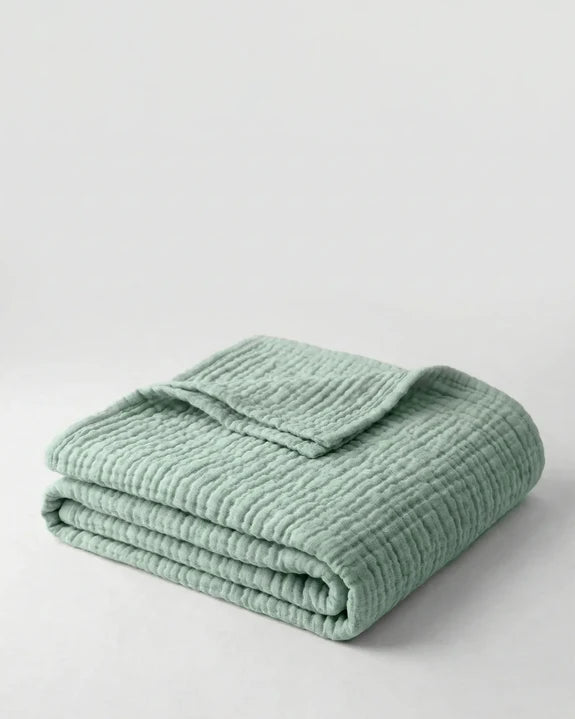 The Lund - 100% Natural Muslin Cotton Blanket