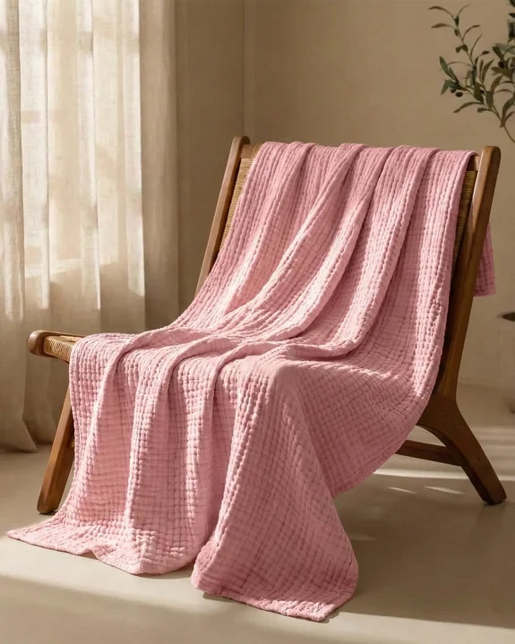 The Lund - 100% Natural Muslin Cotton Blanket
