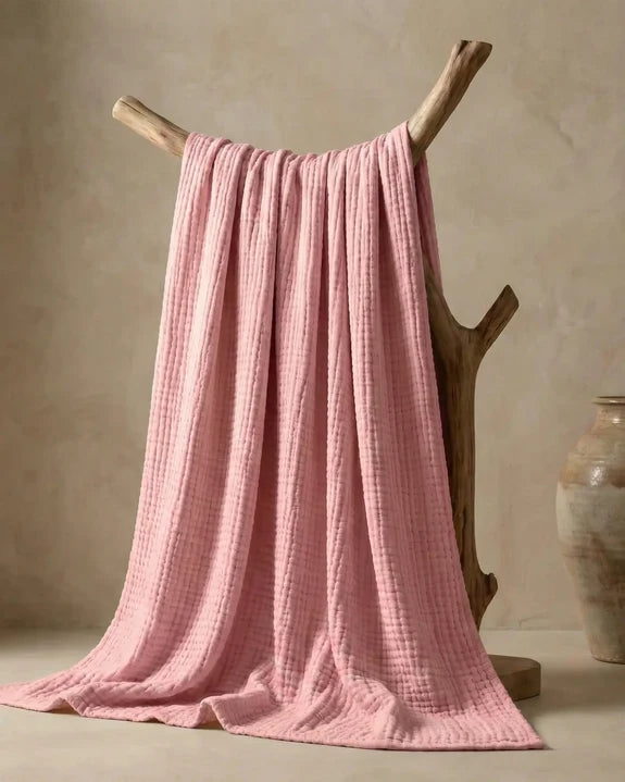 The Lund - 100% Natural Muslin Cotton Blanket