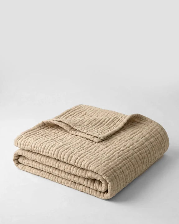 The Lund - 100% Natural Muslin Cotton Blanket