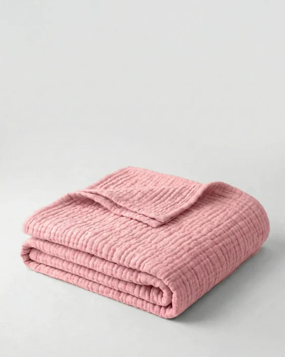 The Lund - 100% Natural Muslin Cotton Blanket